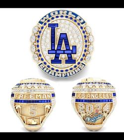 🎁 Father’s Day Gift! 2024 & 2025 Dodgers World Series Replica Rings ⚾🏆💙