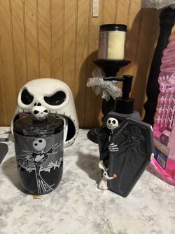 Nightmare before Christmas bathroom accessories