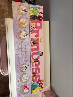 Disney Princess Wall Art Canvas Set