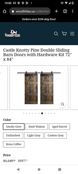 BARN DOOR SETS w/HARDWARE | NEW | SHIPPED FREE! - SALE! 