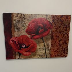 Wall Art, Dimensions 24” tall by 36” wide