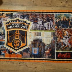 MLB San Francisco Giants World Series Champions 2010  Baseball Banner 36" X 58"