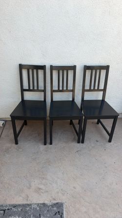 3 IKEA chairs