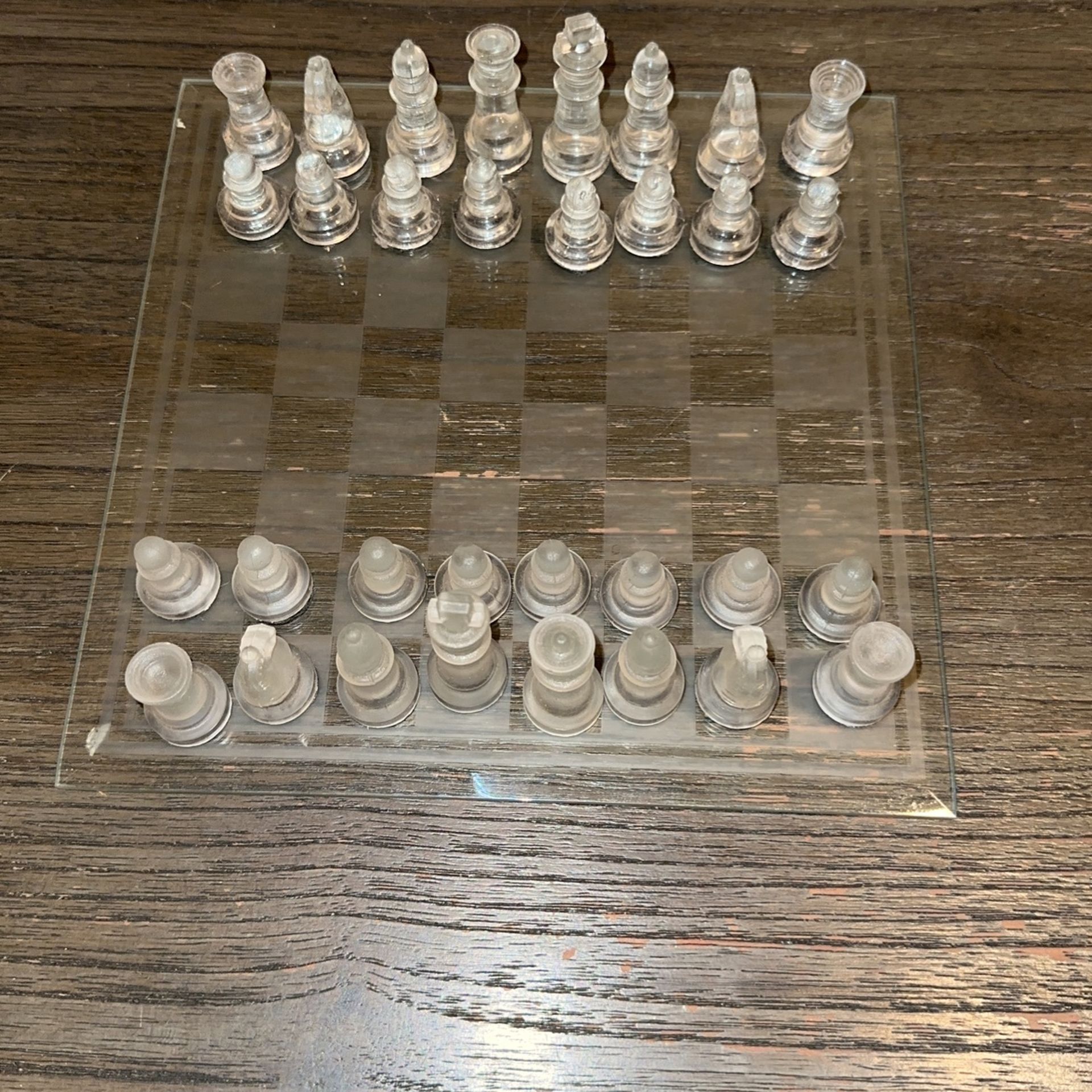 Glass Chess Set