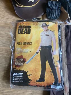 Walking Dead Rick Grimes Adult Med Costume