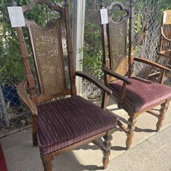 Wooden Upholstered Dining Chairs 