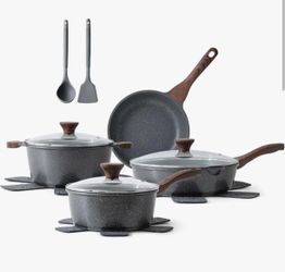 Nonstick Cookware Set with Utensils