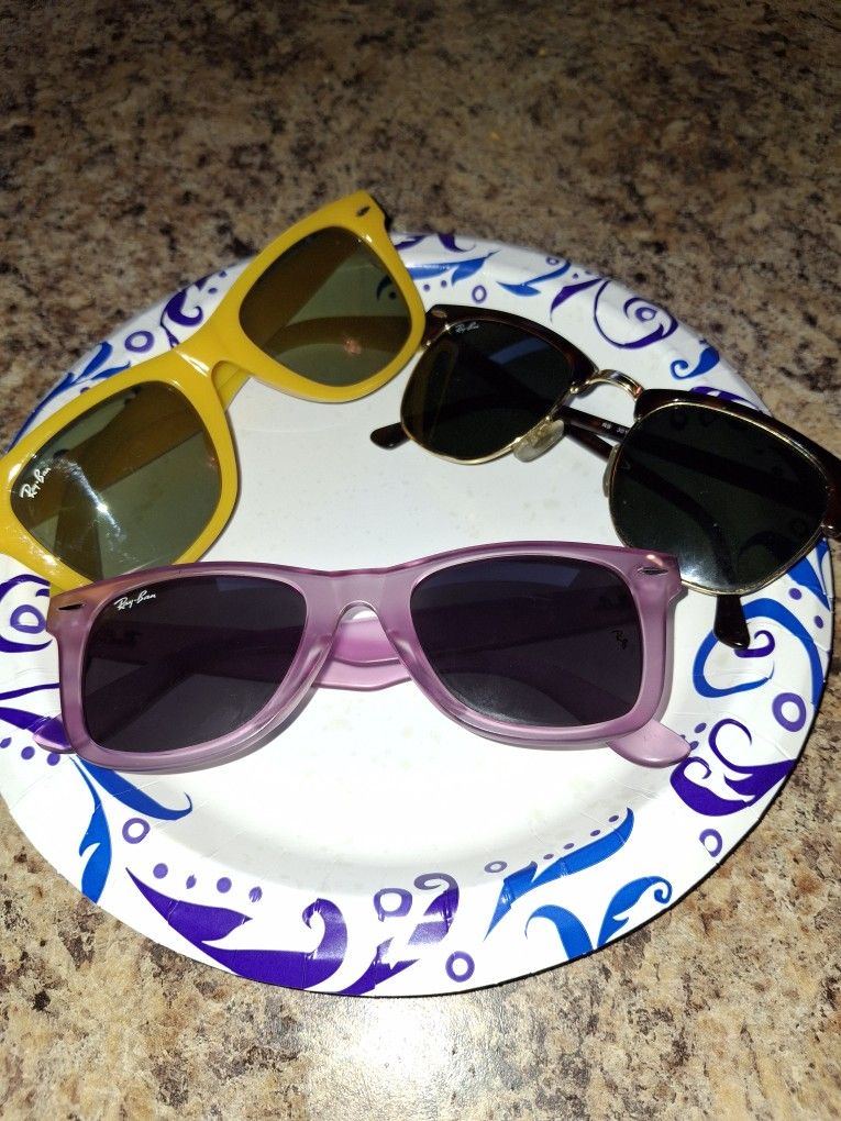 3 Used Raybans