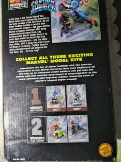 Marvel comic Captain America model kit