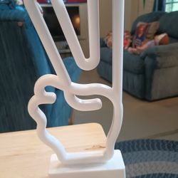 Peace Neon Desktop Sign 