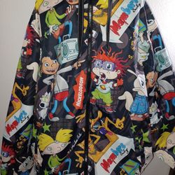 Nickelodeon Windbreaker Sz:L