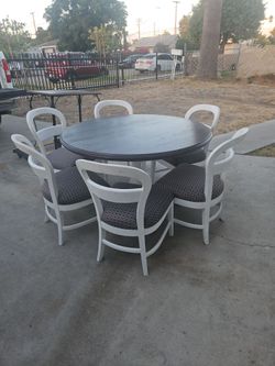 dining table with 6 chairs