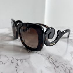 AUTHENTIC Prada Baroque Sunglasses- Tortoise shell Brown 