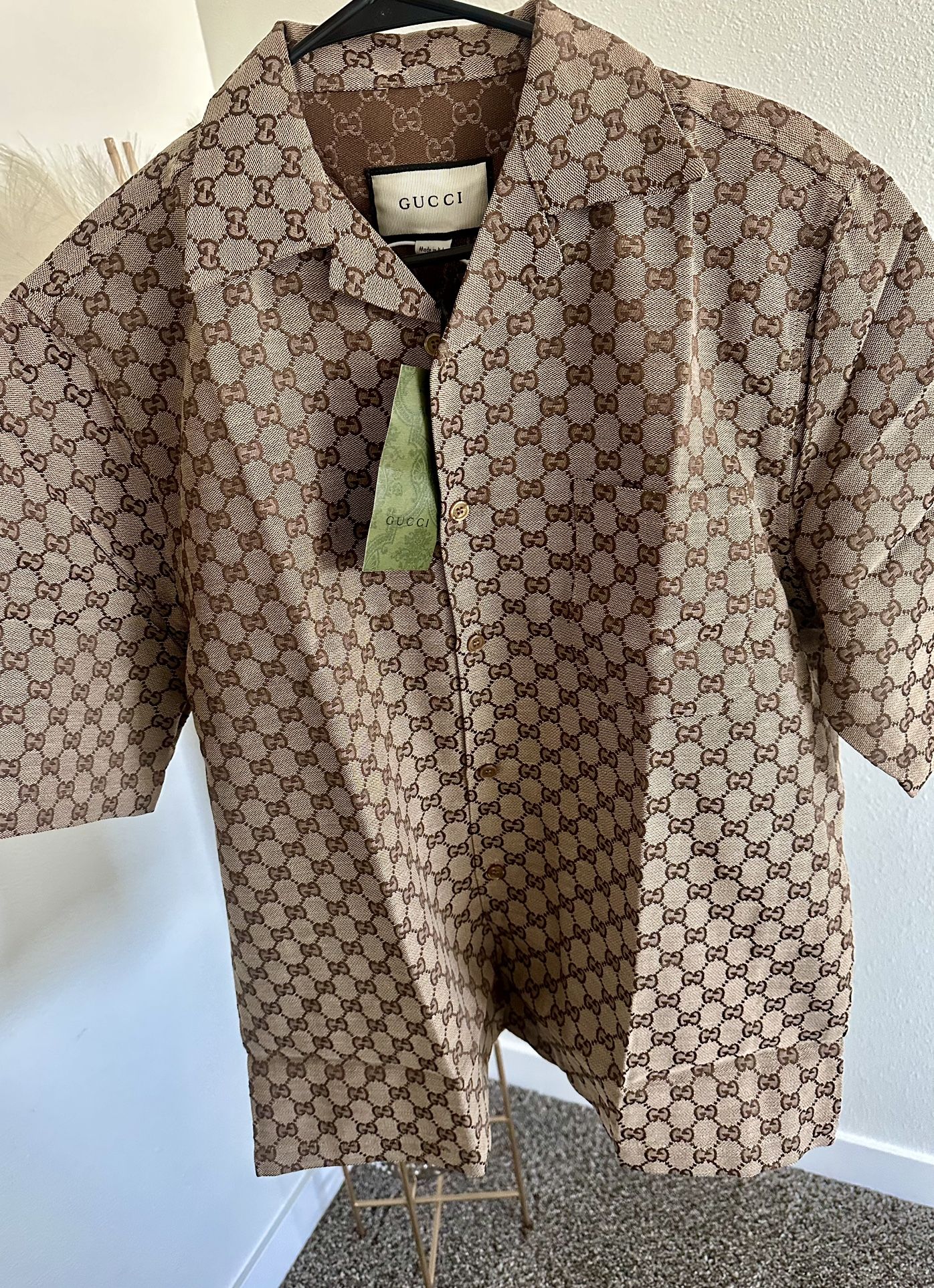 GG Canvas Linen Shirt