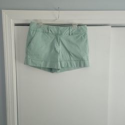 Women's New York & Company 7th Avenue Light Green 8 Shorts