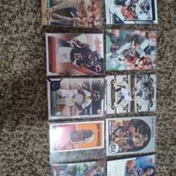 1991 Pro Set Platinum Barry Sanders #33 & Bonus Cards