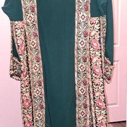 Embroidered Dress Fits 6-12 
