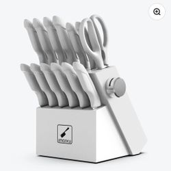 Knife Set Block & PP Handles Dishwasher Safe Stainless Steel Knives