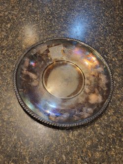 Silver plate 10" platter