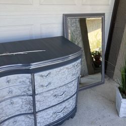 Pretty Dresser In Grey And Silver 