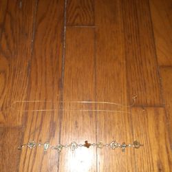 Gold Chain And Charm Bracelet