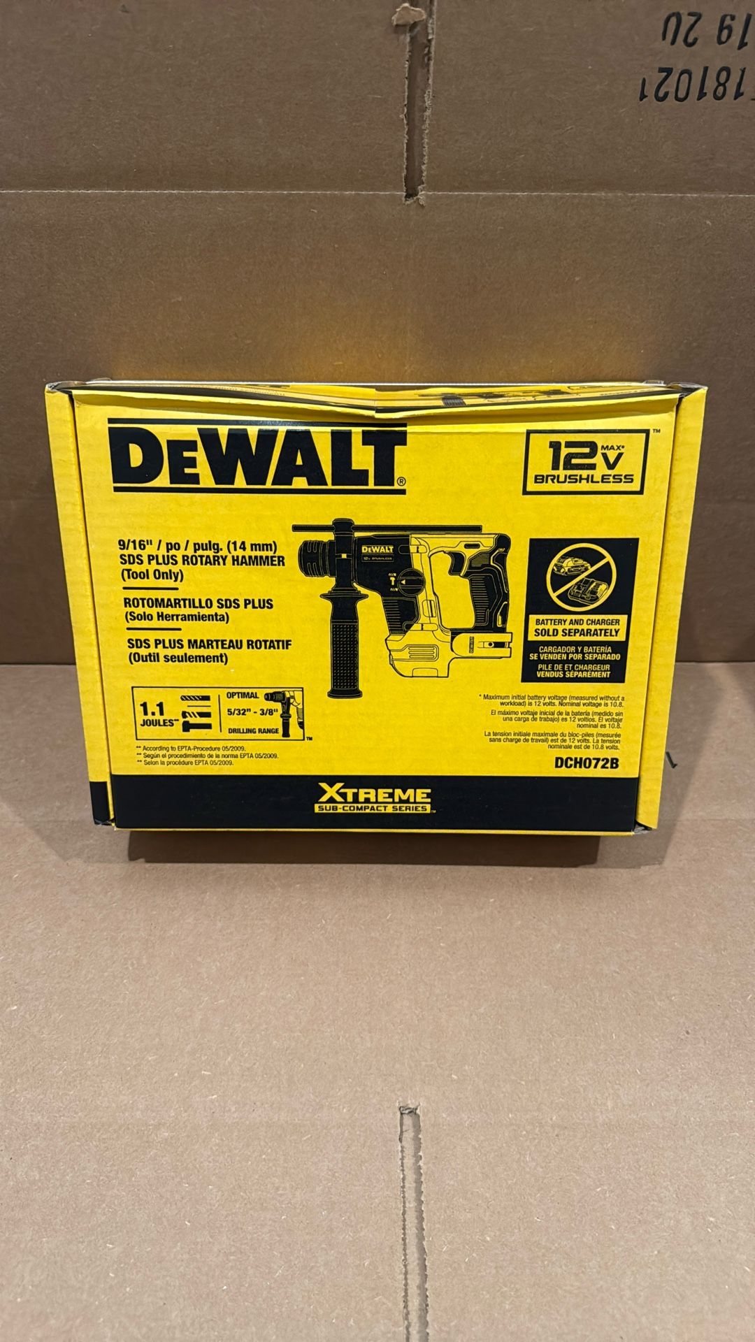 DEWALT XTREME 12-volt max SDS-Plus SDS-plus Cordless Rotary Hammer Drill
