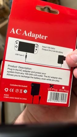 Nintendo Switch AC Adapter Power Supply / power cable USB C switch charger