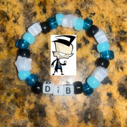 Handmade Invader DiB Theme Beads Bracelet 