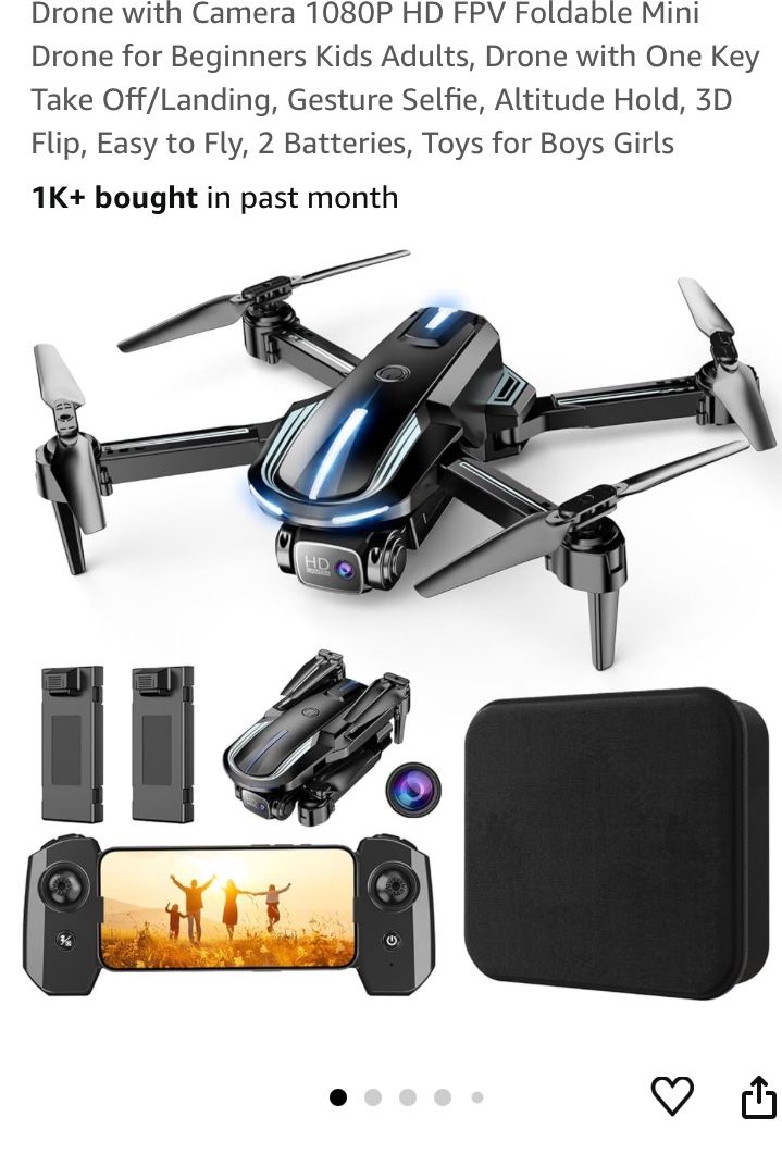 Drone with Camera 1080P HD FPV Foldable Mini