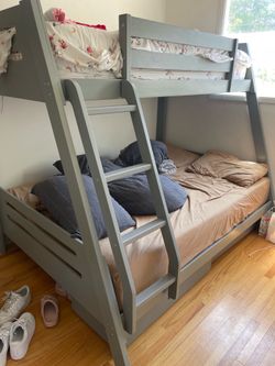 Twin over full bunk bed