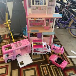 Barbie dream house, ambulance, RV and more!