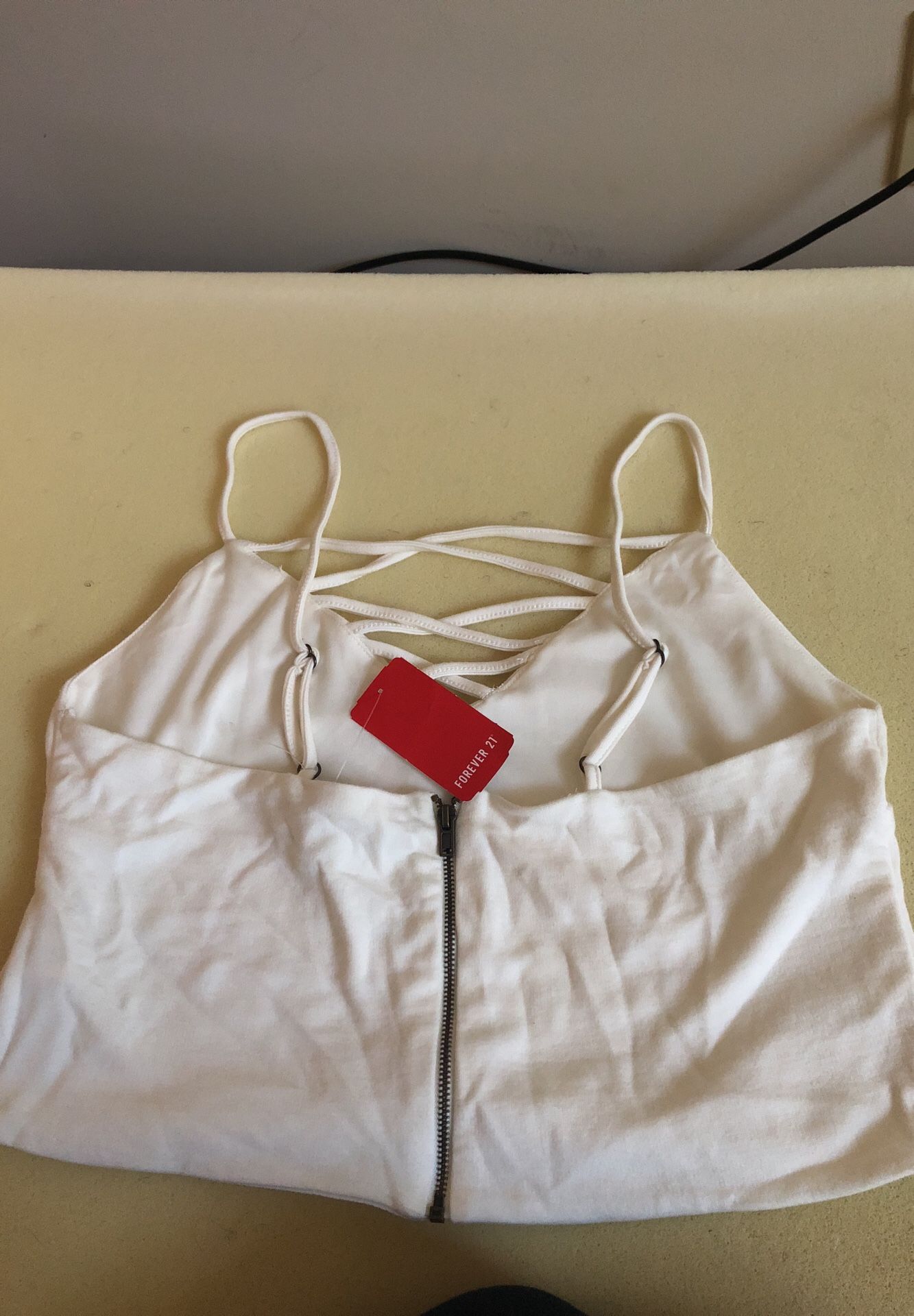 White Crop Top