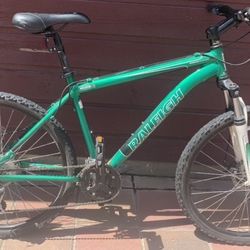 Med-Large Size RALEIGH MOUNTAIN BIKE, GORGEOUS GREEN COLOR, QUALITY BUILT! $250  FIRM. 