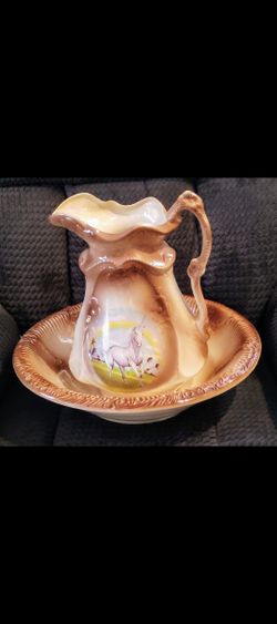 Water Pitcher & Basin
