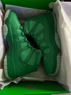 nike air jordan 11 green screen size 6 deadstock ds brand new og all included early release