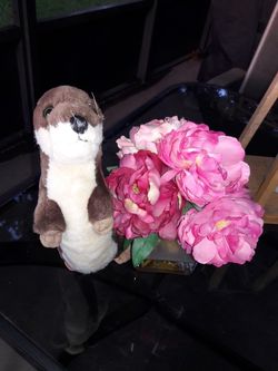 Sea Otter Standing Stuffer Animal 4