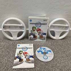Mario Kart w/Two Wheels For Nintendo Wii