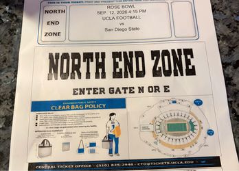 UCLA football tickets