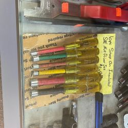 Six Piece Snap On Insulated SAE Nut Driver Set
