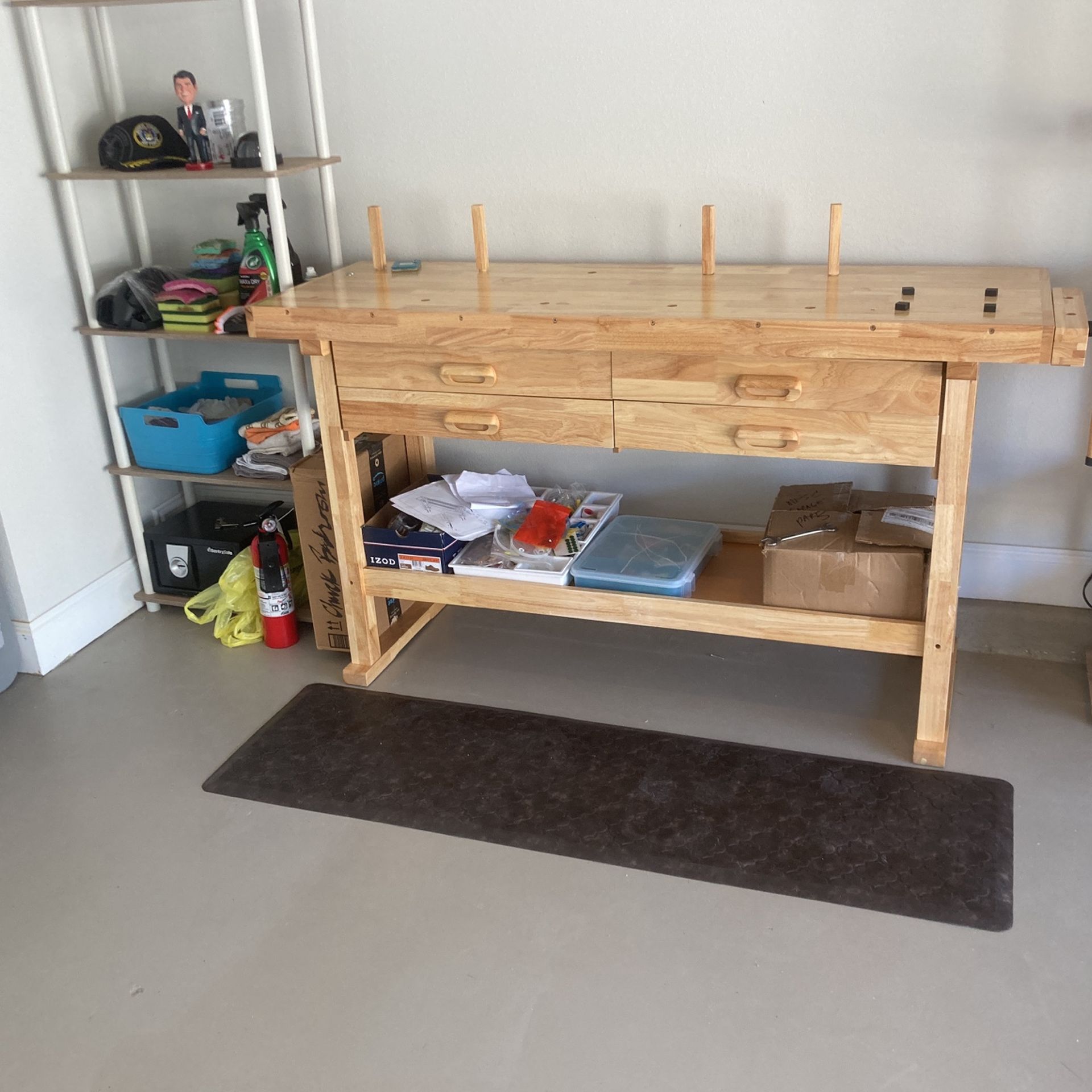Heavy Duty Wood Workbench