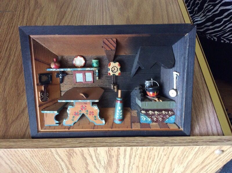 Swiss Chalet Shadow Box small