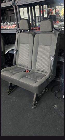 Van Seat with Headrests and Seatbelts