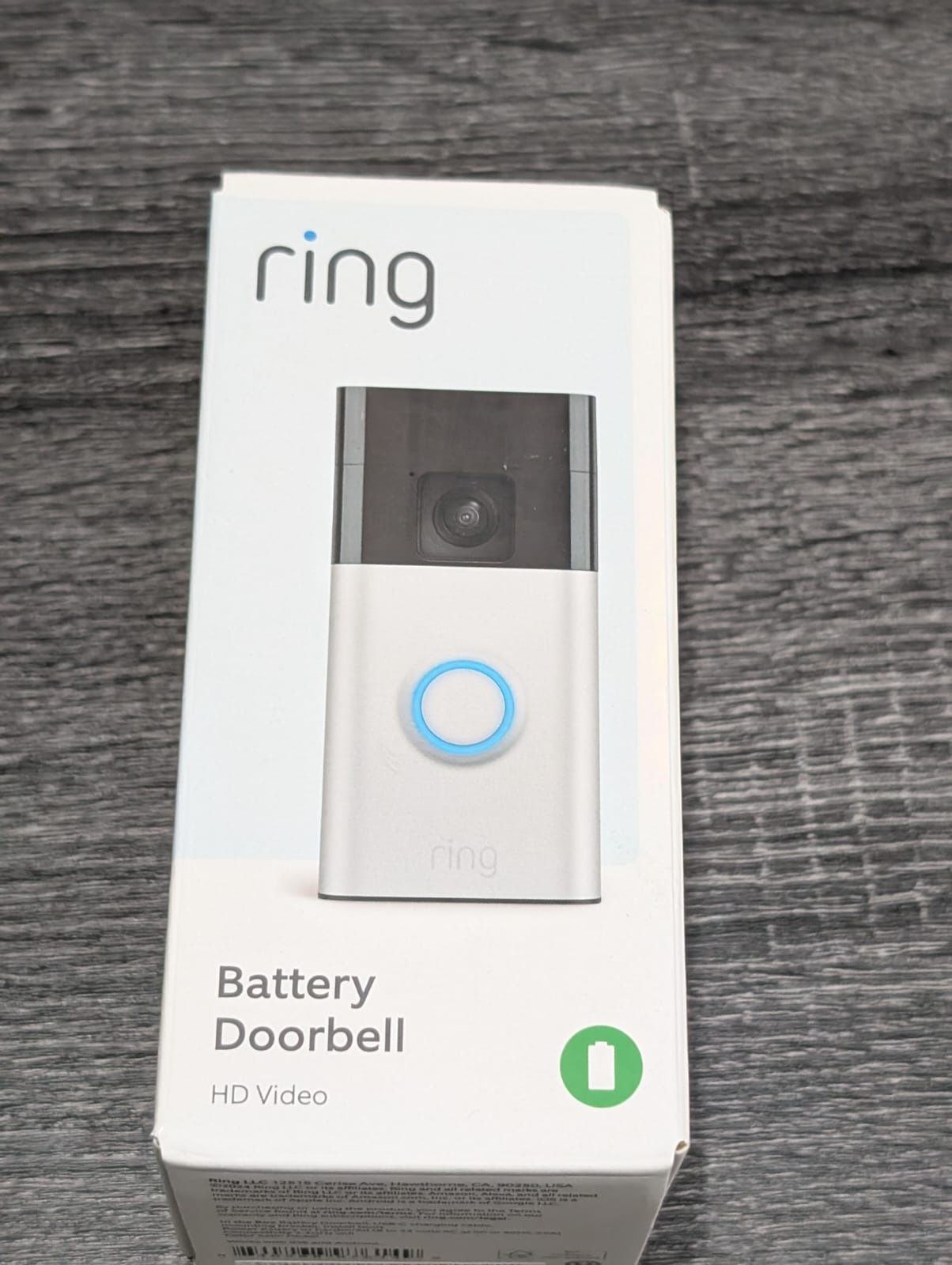 New Ring Doorbell Latest Model Satin Nickel