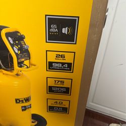 DEWALT 26 Gal. 175 PSI Ultra Quiet Portable Electric Air Compressor