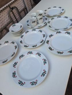 Plates. For Christmas 
