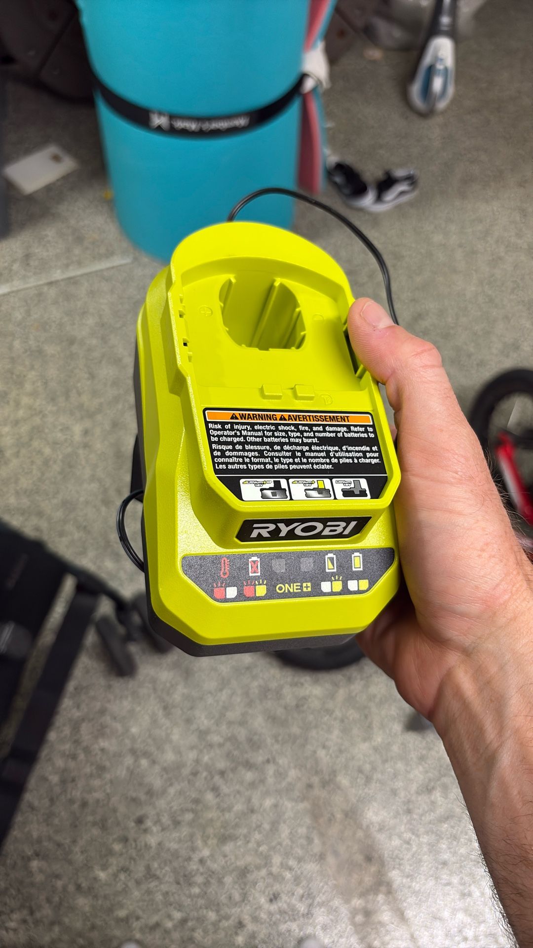 Ryobi 18v Charging station Battery