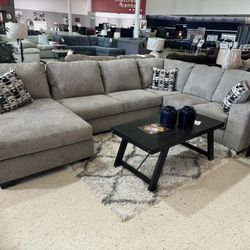 [OM] 🟪 Only $45 initial then take it home 🏡 Brand New Ballinasloe 3 Piece Sectional With Chaise U Shape Couch
