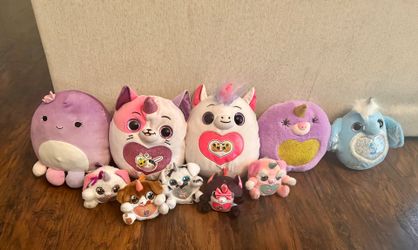 Lot Of 10 Rainbocorns Unicorn Plush Stuffed Animal