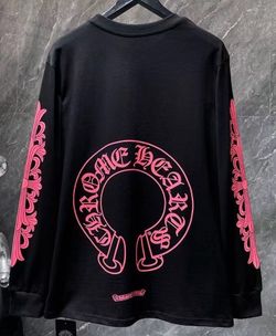 Chrome heart long sleeve T-shirt, new