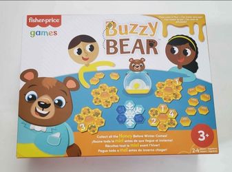NEW Fisher-Price Buzzy Bear Kids Game, Preschool, Educational Matching / Numbers